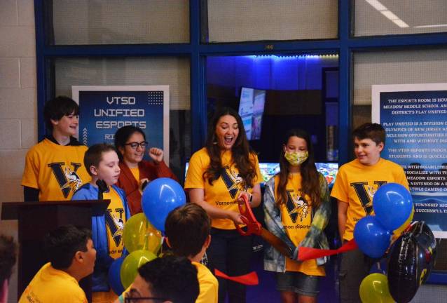 On May 17, the Vernon school district celebrated its new Unified eSports program and gaming room with a ribbon cutting ceremony.