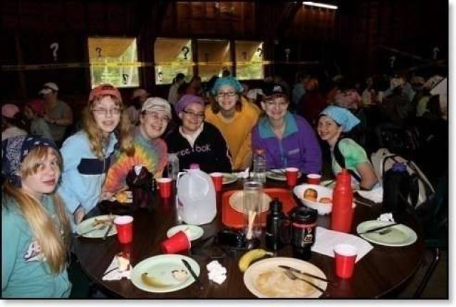 This photo of Girl Scouts at Camp Hidden Falls was posted with a petition at Change.org.