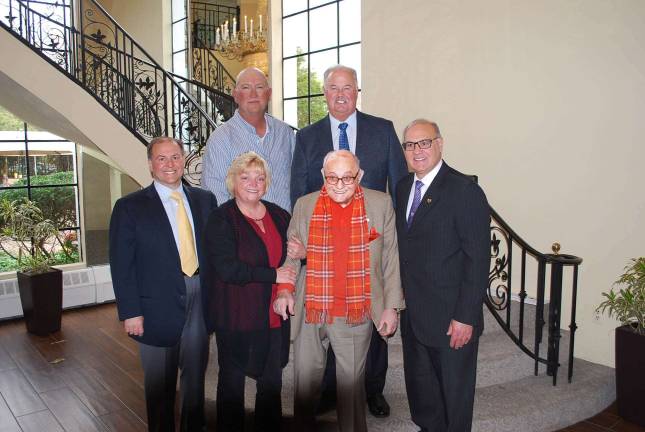 Celebrating 40 &amp; 45 Years Front Row: David P. Romano (Vice President &amp; CFO); Regina Sudol &#x2014; 45 Years with RoNetco (Wharton); Dominick V. Romano (President &amp; CEO); Dominick J. Romano (Vice President &amp; COO). Back: Timothy Depuy, 40 Years with RoNetco (Archbald, PA); Hank Ramberger (General Manager)