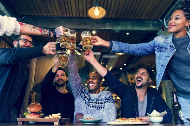 WHY CRAWL WHEN YOU CAN HOP? Craft Beer Booze Brew Alcohol Celebrate Refreshment