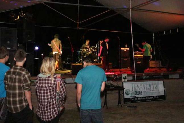 The Band Losing Streak from Vernon was one of the bands that played at the Rickey Farm Sober Weekend.