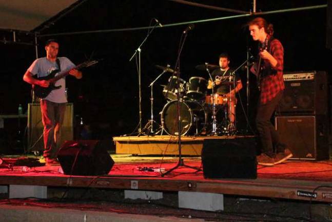 The band Koala from Vernon-Wantage (Paul Schmitt, Jordan Pantaleo and Adam Romano).