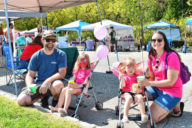 Photos: Vernon Street Fair <b>Kyle, Lucy, Alice and Danielle Everett of Vernon.</b>