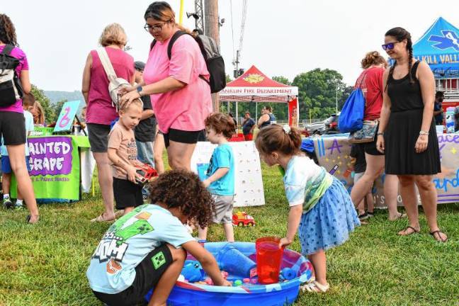 Photos: National Night Out in Sussex County Children play games at the National Night Out event in Franklin.