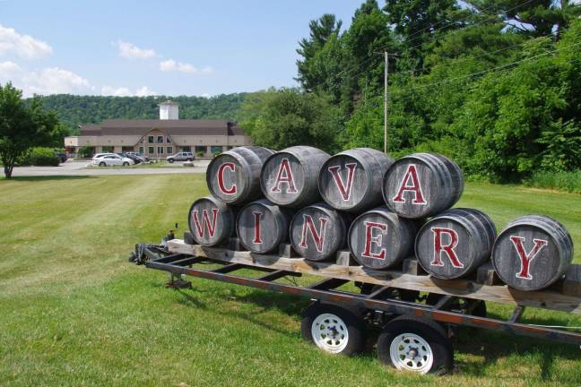 PHOTOS BY CHRIS WYMAN Hardyston&#xed;s Cava Winery and Vineyard is shown from Route 94. The vineyard is located near the Hardyston and Vernon border.