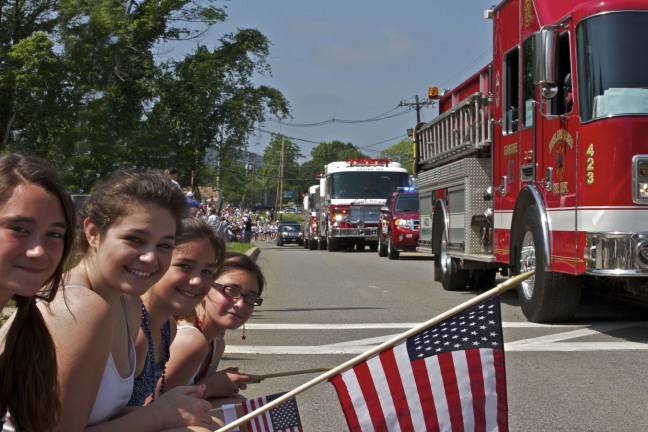 Scenes from Memorial Day in Vernon Olivia Bolcato, Rachel Nitch, Emily Nitch and Sydney Bolcato enjoy the Vernon Memorial Day Parade.