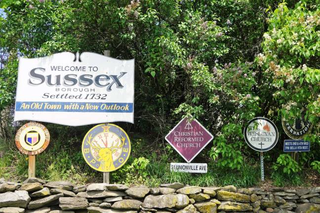 Readers who identified last week's photo as a sign welcoming drivers to Sussex Borough. The prior week, Mrs. Pollard identified the photo as Hope Church, located in Sussex Borough.