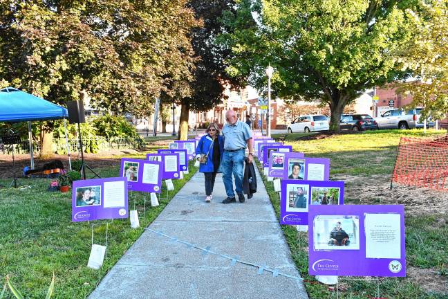 Photos: Remembrance and Recovery: A Day of Healing & Hope Photos of those lost to substance and alcohol use disorder line the walk for the ‘Remembrance and Recovery: A Day of Healing & Hope’ event Thursday, Aug. 21 on the Newton Green.