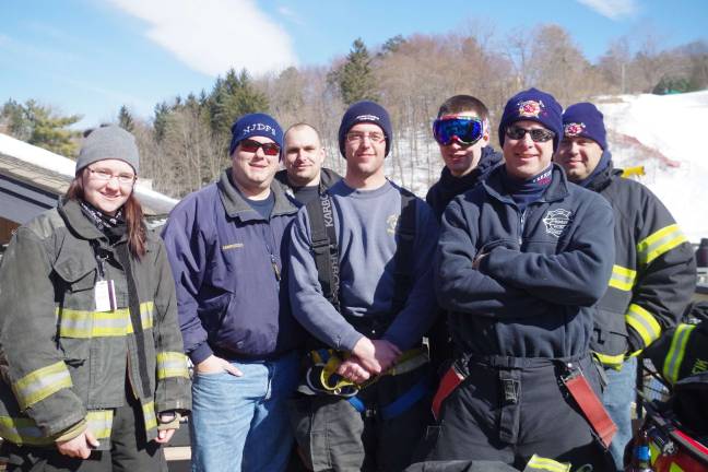 Firefighters’ race down slopes at Mountain Creek Members of the Vernon Fire Department’s race team.