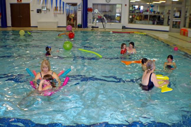 A family swim period was also available to help forget about the now-distancing winter months.