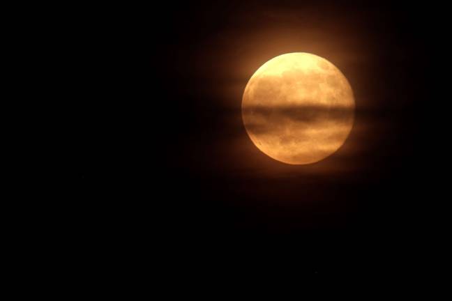 Sturgeon Moon Supermoon is shown on July 12.