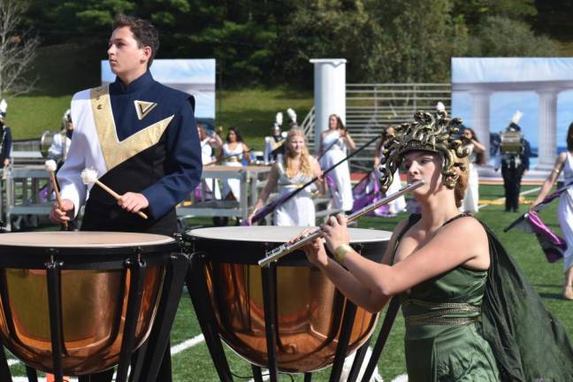 Viking Marching Band competes