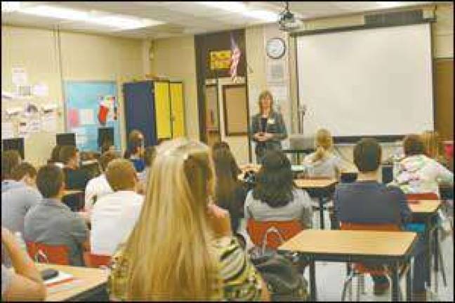 Banker visits the classroom Banker visits the classroom
