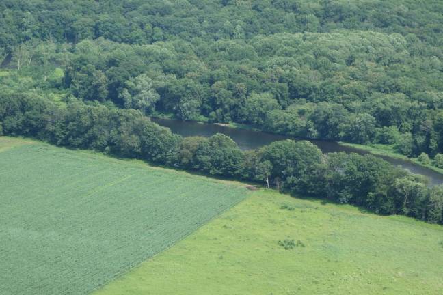 The Delaware River south of Milford (Photo by Pamela Chergotis)