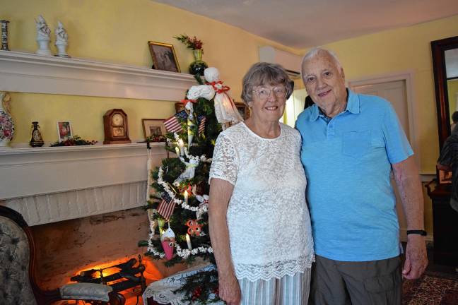 A trip back in time <b>Janice and Richard Crissey of Fredon visit the museum during the Christmas in July event.</b>