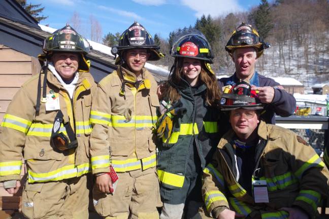 Firefighters’ race down slopes at Mountain Creek Members of the Colesville/Wantage Fire Department.