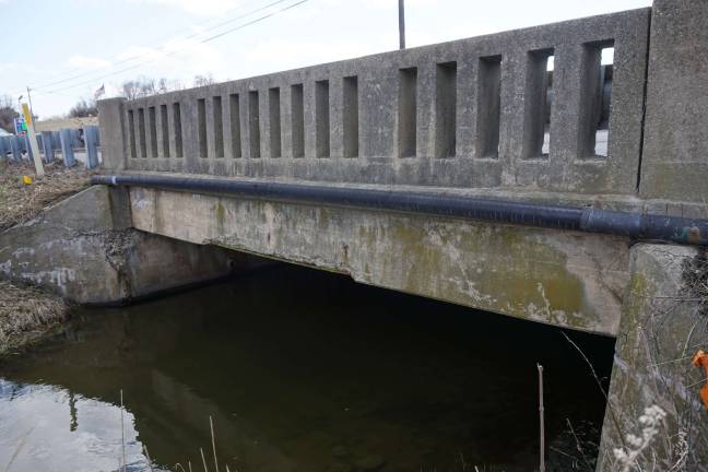 DOT to replace bridge in Sussex Borough Photo by Vera Olinski The bridge, scheduled to be replaced is shown.