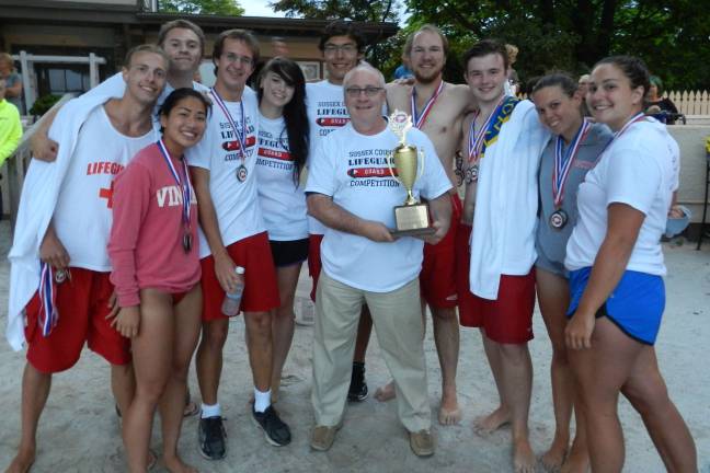Lake Mohawk hosts lifeguard competition The 2015 Sussex County Lifeguard champs, Lake Mohawk Pool.