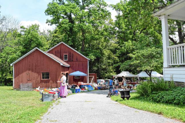 A trip back in time <b>The Attic Treasures sale inside and outside the barn.</b>