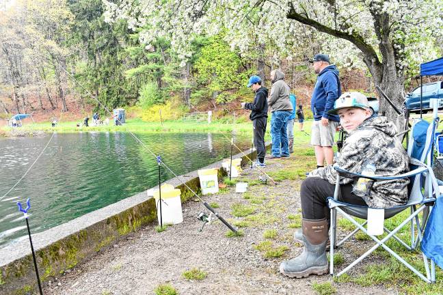Photos: 63rd annual Small Fry Trout Fishing Contest Grayson Crawn, 12, of Newton.