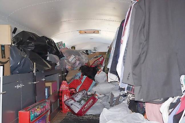 Project Help loads the Santa Bus