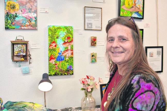 Art inspired by ‘Alice’ Artist Phylis Barfoot