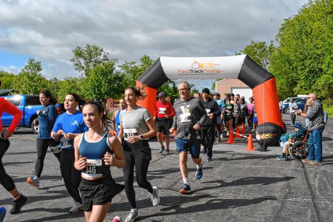 Photos: Vernon Spring 5K <b>More than 80 people take part in the Vernon Spring 5K on Saturday, May 24 at Maple Grange Park. </b>The race was won by Christine Reilly, 43, of Sparta with a time of 22:38.63. <b>(Photos by Maria Kovic)</b>