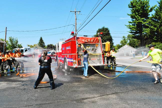 Photos: Dual wetdown in Sussex Photos: Dual wetdown in Sussex