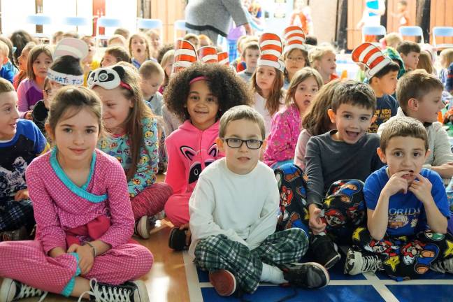 Walnut Ridge students love to read Students enjoy Pajama Day on Dr. Seuss's Birthday.