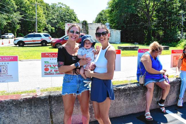 Photos: Dual wetdown in Sussex <b>Chrystal Sisco of Vernon with Jak and Alecia Kleczynski of Long Valley.</b>