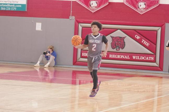 High Point's Jacob Guinta scored 16 points against Lenape Valley.