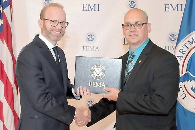 Vogel completes FEMA course Vogel completes FEMA course