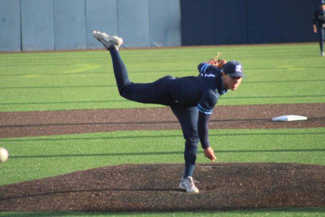 Nolan Rowan, a High Point Regional High School graduate, earned First Team American Baseball Coaches Association All Region honors as a junior pitcher for Kean University. (Photo courtesy of keanathletics.com)