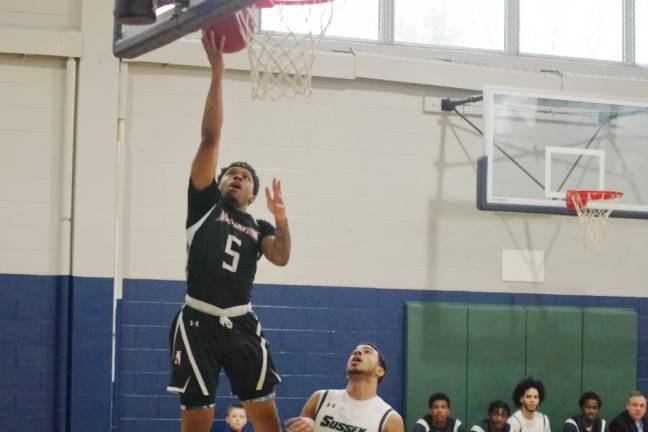 Northampton's C.J. Miles takes a shot.