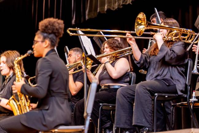Bands compete at Jazz Festival AN1 The High Point Regional Jazz Ensemble performs. (Photo by Sammie Finch)