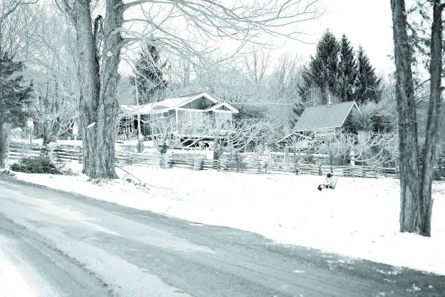 Where in responses People who identified themselves as Nancy VanHorn, Brenda Walker, Alan Clark and Priscilla McLean knew last week's photo was of the mannequin woman created by Wayne Card, sitting on the side of Card Road in Wantage watching traffic in the snow.