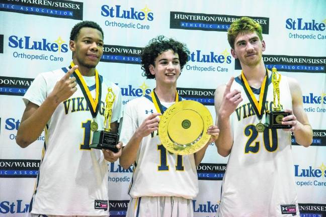 From left are Dhamir Morfe-Chess, Alex Fessel and Ben Jurewicz.