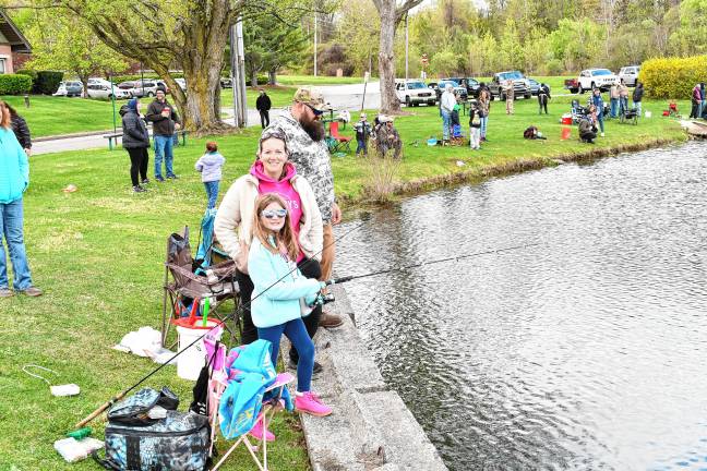 Photos: Fishing Derby in Vernon <b>RaeLynn and Stacie Docherty of Vernon.</b>