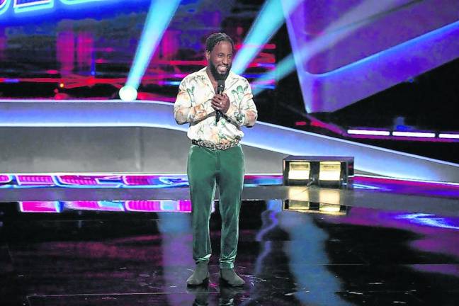 Taylor competes on NBC’s ‘The Voice’ Gene Taylor won praise from all the judges on the NBC show ‘The Voice.’ (Photo by Casey Durkin/NBC)