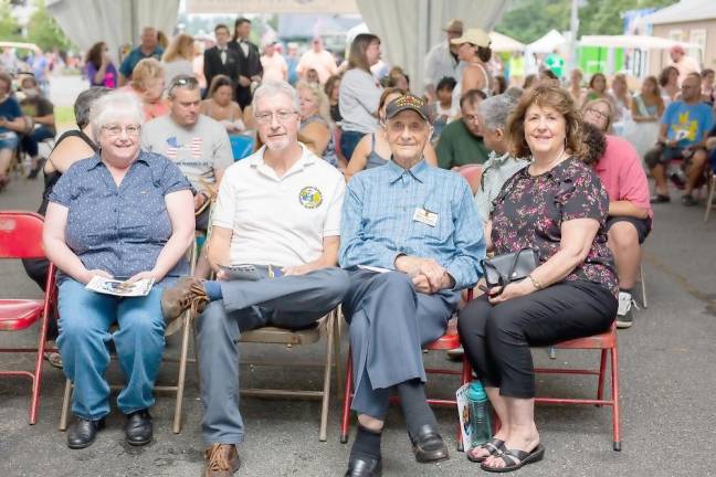 The fairest of the fair The Sayre family wait to kick off the 2021 Queen of the Fair Pageant (Photo by Sammi Finch)