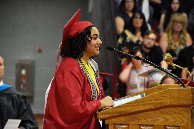 Salutatorian Khushi Suri (Photo courtesy of Island Photography)