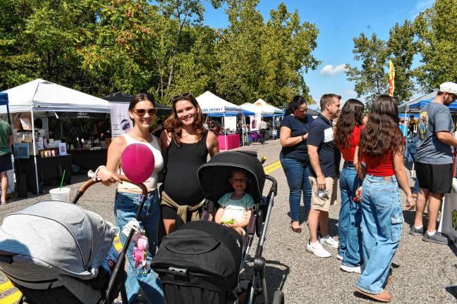 Photos: Vernon Street Fair Elise Lachance of Jefferson and Merissa and Olivia Lachance of Vernon.