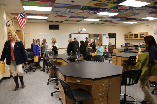 One of the new science rooms at High Point Regional High School.