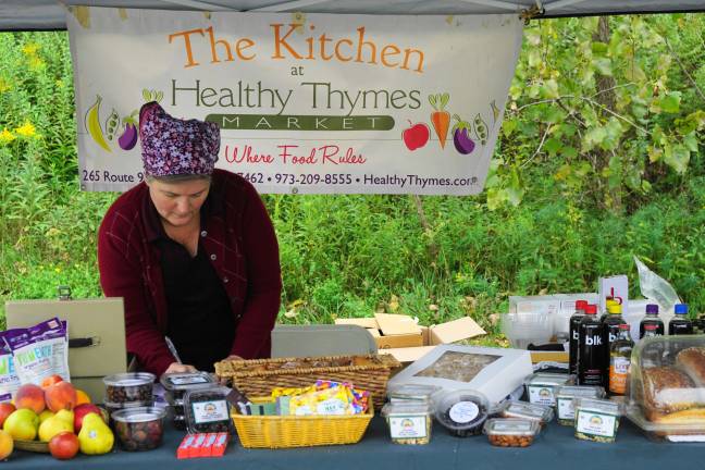 Healthy Thymes provides healthy food at the Vernon Street Fair.