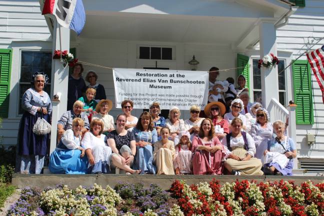 Restoration complete Photo provided Members of the Chinkchewunska Chapter announce the restoration of the Reverend Elias Van Bunschooten Museum.