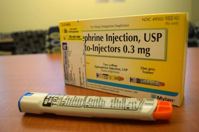 EpiPen on backorder at a number of local pharmacies PHOTO BY ERIKA NORTON Local pharmacies are reporting having trouble getting Epipen, the life-saving drug severe allergy sufferers depend on in an emergency.