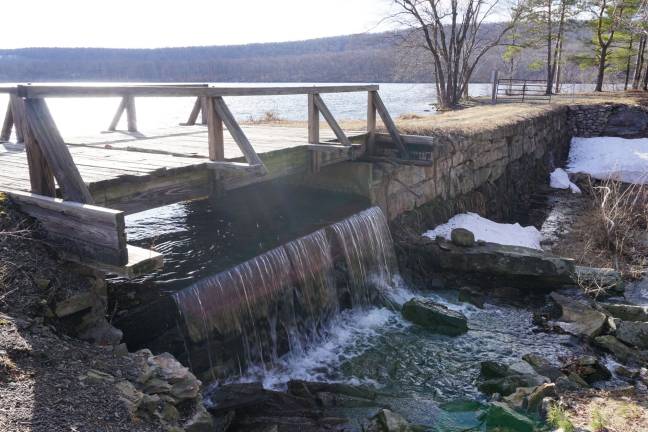Photos by Vera Olinski The Lake Rutherford Dam requires rehabilitation that could cost $700,000.