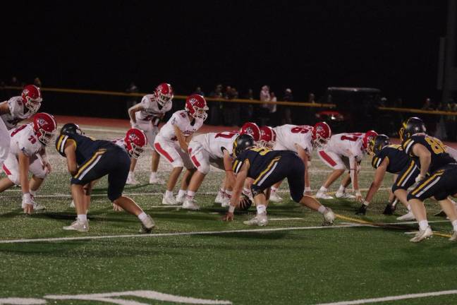 Newton leads division The Lenape Valley Patriots and the Vernon Vikings are set for a play.