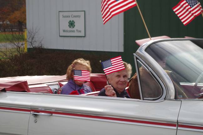 Sussex County veterans honored at fairgrounds Barry Lakes/Vernon resident and former Hamburg SeniorþÄôs Club president Anna Mae Schurko, 87, is shown during the parade. Schurko is a World War II veteran of the Cadet Nurse Corps. In the past she was also Grand Marshall of the Salute to Veterans Parade.