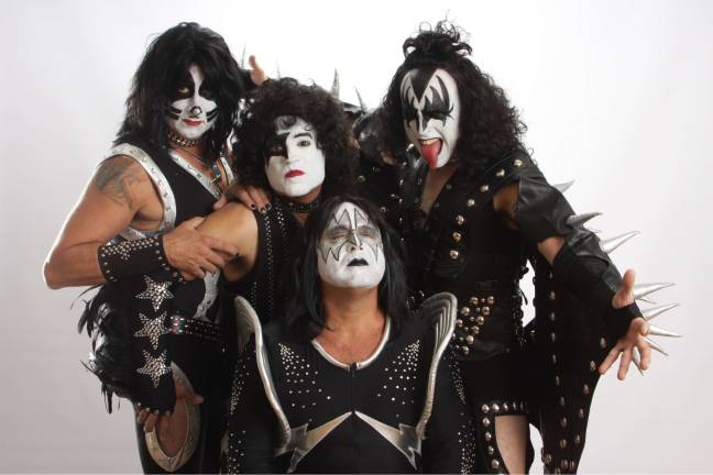 Photo provided Alive '75 to perform a KISS Tribute concert on Sept. 19 at Newton Theatre.